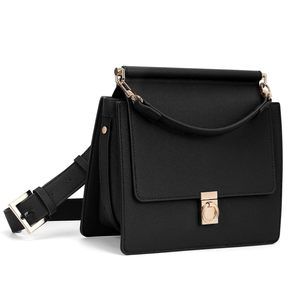 Classic Compact Top Handle Satchel Mini Crossbody Bags For Vegan Textured Hand